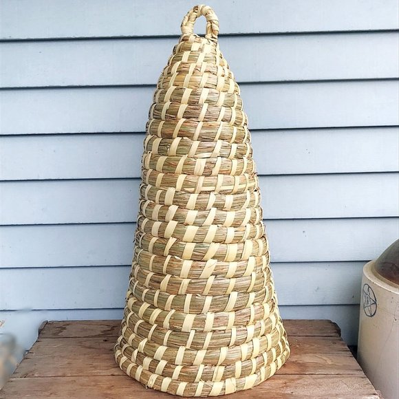 Tall Decorative Bee Skep - Picture 2 of 4